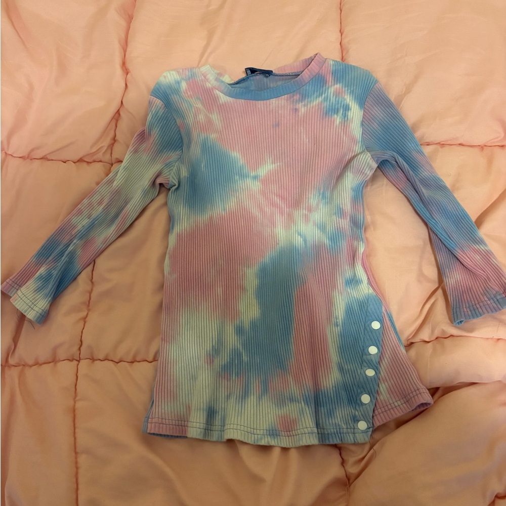 Tie-Dye Long Sleeve Kids Shirt